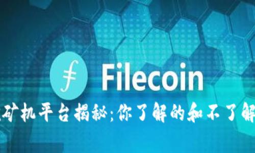 区块链挖矿机平台揭秘：你了解的和不了解的那些事