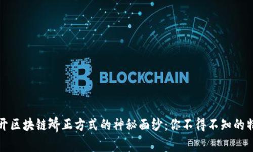 揭开区块链矫正方式的神秘面纱：你不得不知的特点