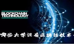 中国哪些大学设有区块链